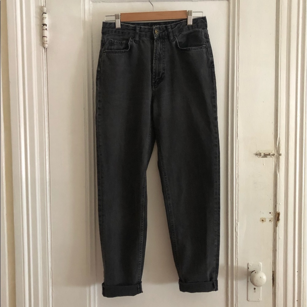 BDG Mom Jeans Washed Black